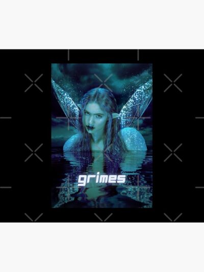 Fairie Blue Green Grimes Lover Gifts Tapestry Official Grimes Merch