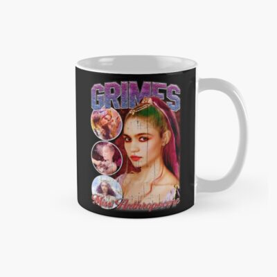 Grimes Vintage 90'S Bootleg Style Mug Official Grimes Merch