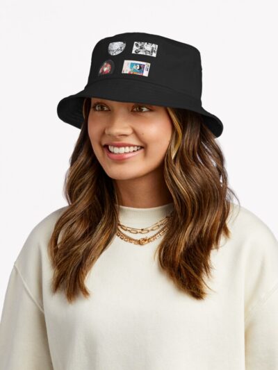 Grimes Sticker Bucket Hat Official Grimes Merch