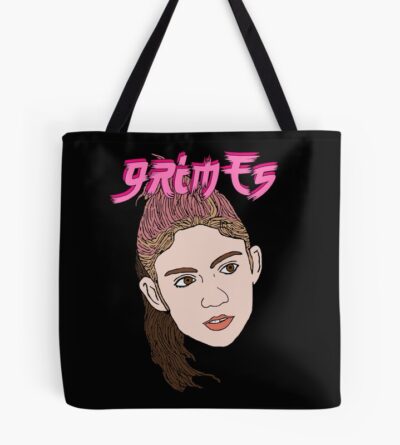 Grimes Cartoon Tote Bag Official Grimes Merch