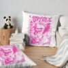 Grimes - Visions (Pink Aesthetic) Throw Pillow Official Grimes Merch