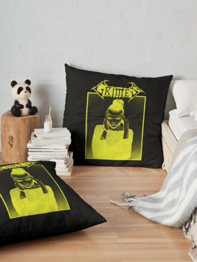 Poster Grimes Funny Gifts Boys Girls Throw Pillow Official Grimes Merch