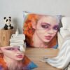 Grimes Throw Pillow Official Grimes Merch