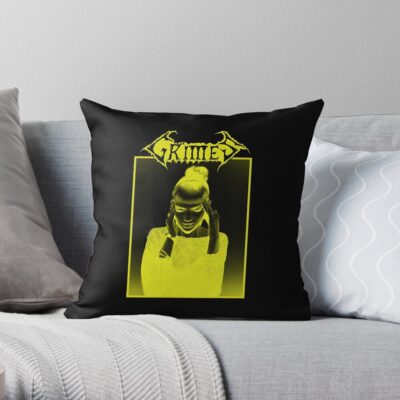 Poster Grimes Funny Gifts Boys Girls Throw Pillow Official Grimes Merch