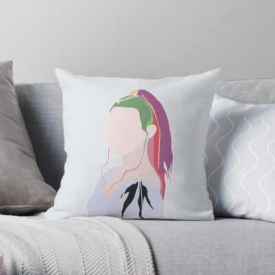 Grimes Throw Pillow Official Grimes Merch