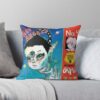 Grimes Art Angels Poster Throw Pillow Official Grimes Merch