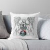 Grimes - Miss Anthropocene New Cover Throw Pillow Official Grimes Merch