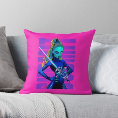 Grimes - We Appreciate Power Throw Pillow Official Grimes Merch