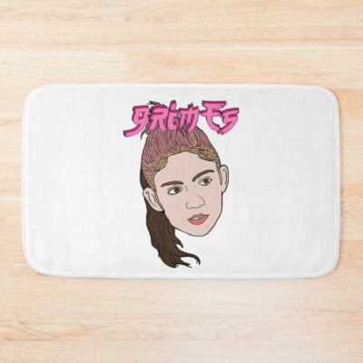 Grimes Cartoon Lover Gifts Bath Mat Official Grimes Merch