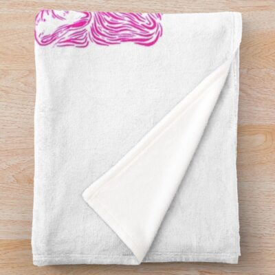 Grimes - Visions (Pink Aesthetic) Throw Blanket Official Grimes Merch