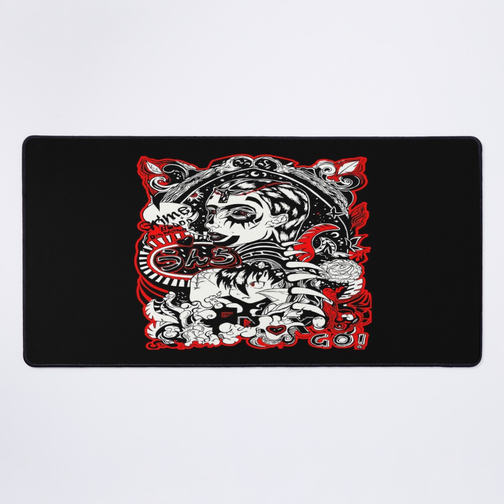 Vintage Retro Grimes Art Mouse Pad